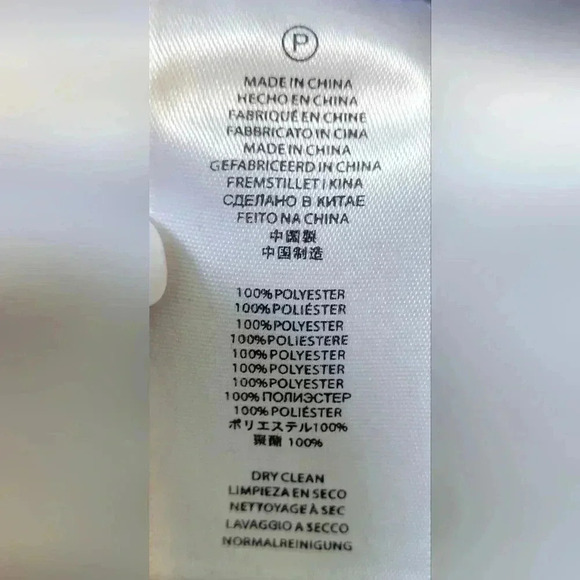 Michael Michael Kors Blue Sheer Shirt with Front Tie, Size Small - Picture 11 of 11